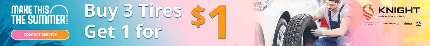 VRP - Service Special | Buy 3 Tires, Get 1 for $1