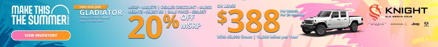 VRP - 2026 GLADIATOR SPORT S(STOCK 73048D)
