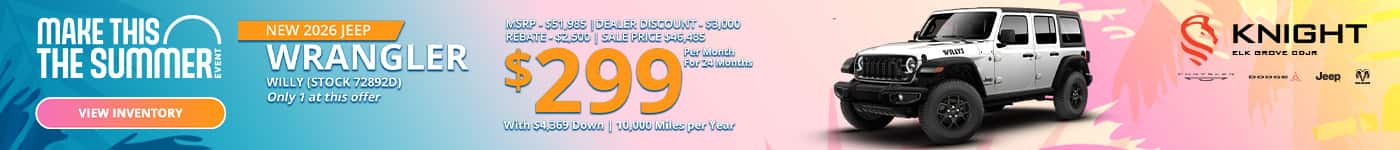 2026 WRANGLER WILLY (STOCK 72892D)
