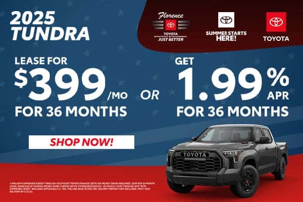 New Toyota Specials & Lease Deals in Florence, SC | Florence Toyota
