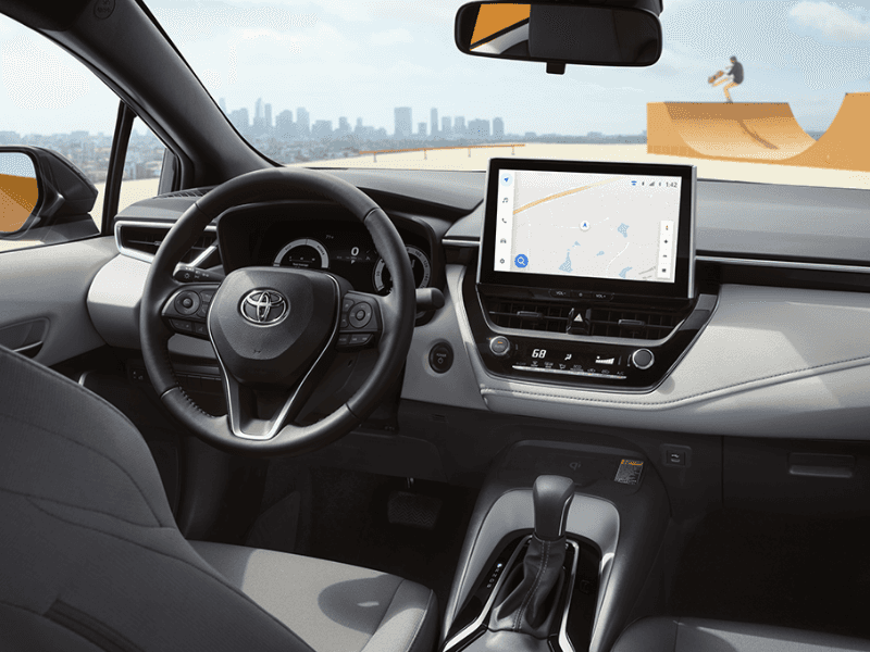 2026 Toyota Corolla interior technology display
