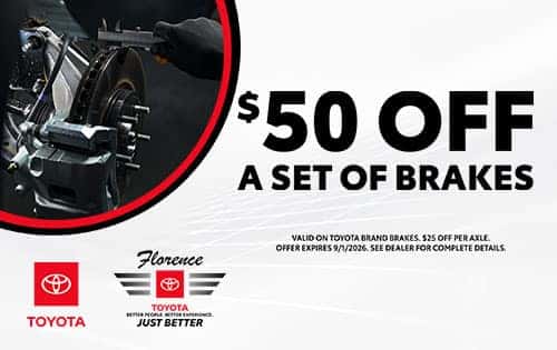 $50 Off Set of Brakes