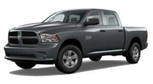A grey 2020 Ram 1500 Classic is facing left.