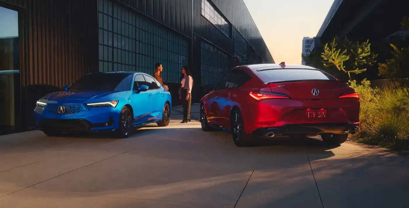 A dynamic image of the 2026 Acura Integra.