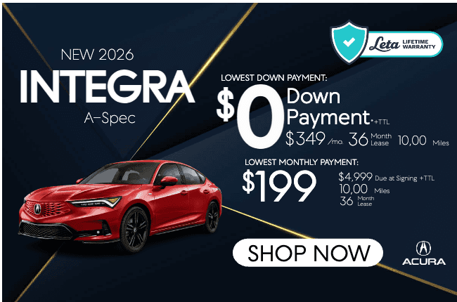 2026 Acura INTEGRA A-Spec