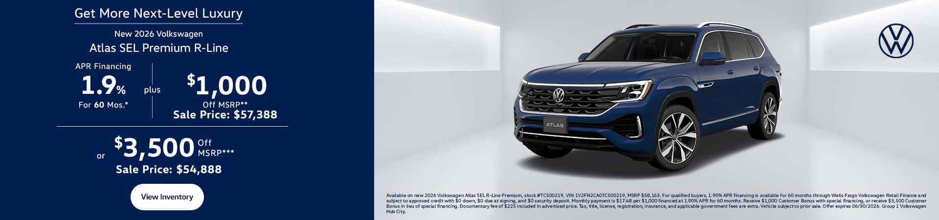 Atlas SEL Premium R-Line