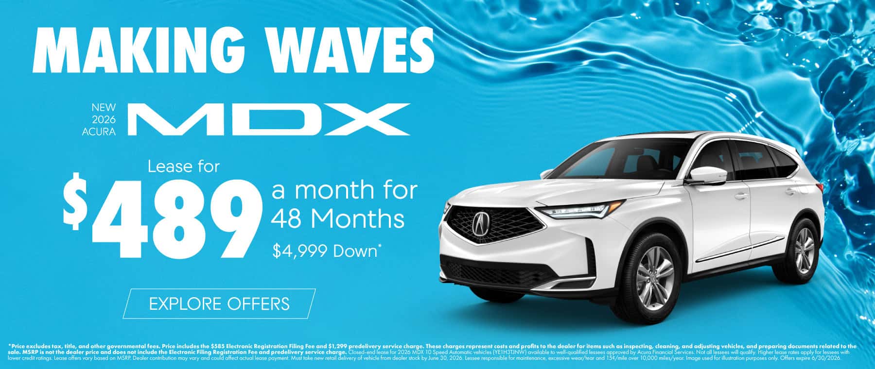 New 2026 Acura MDX 