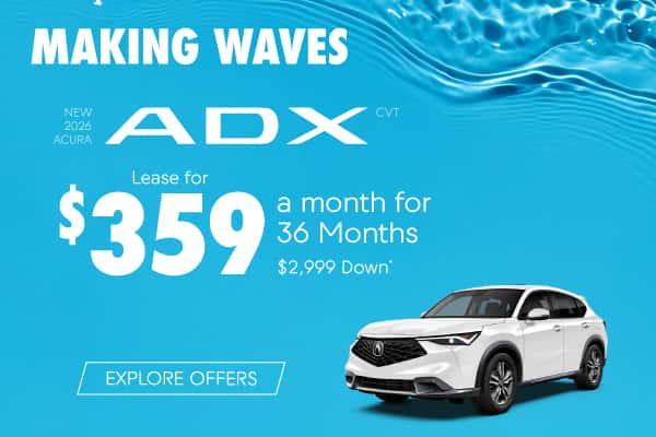 New 2026 Acura ADX CVT