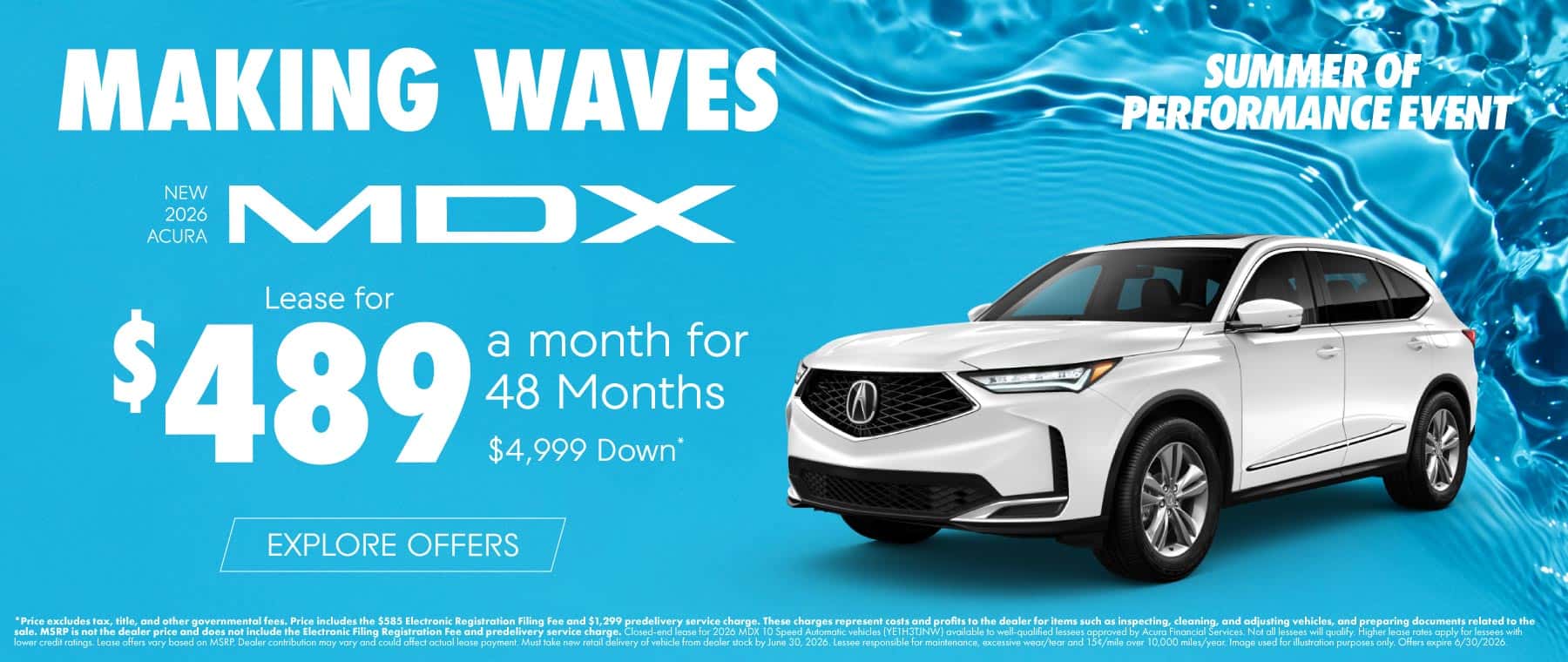 New 2026 Acura MDX 