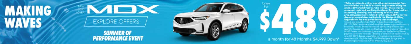 New 2026 Acura MDX 