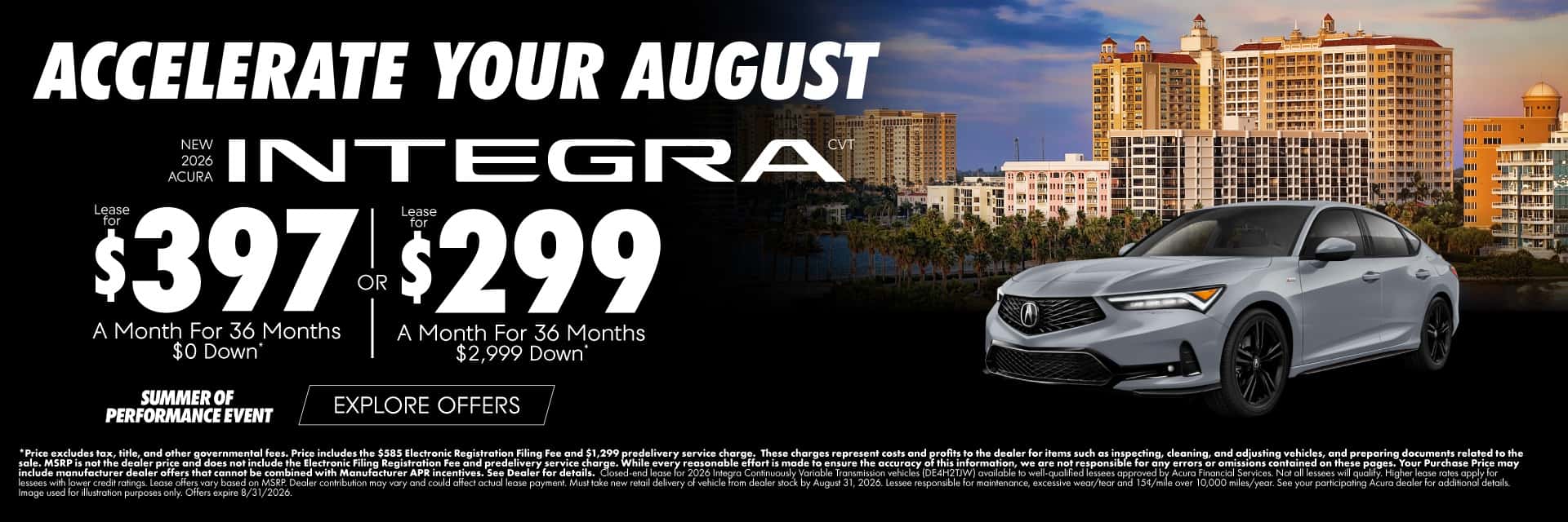 New 2026 Acura Integra CVT 