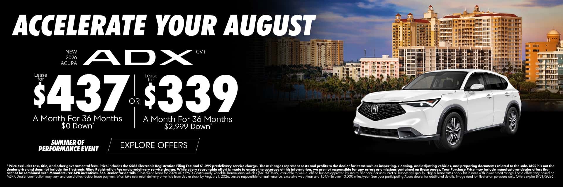New 2026 Acura ADX CVT 