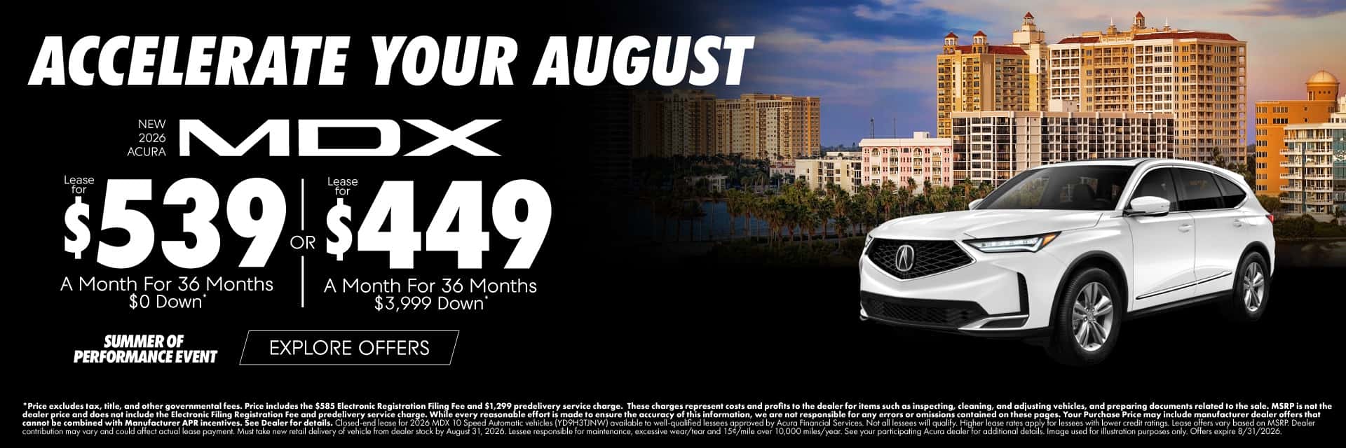 New 2026 Acura MDX 