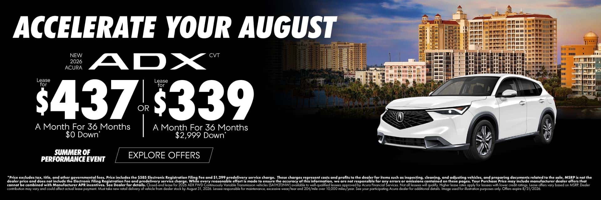 New 2026 Acura ADX CVT 