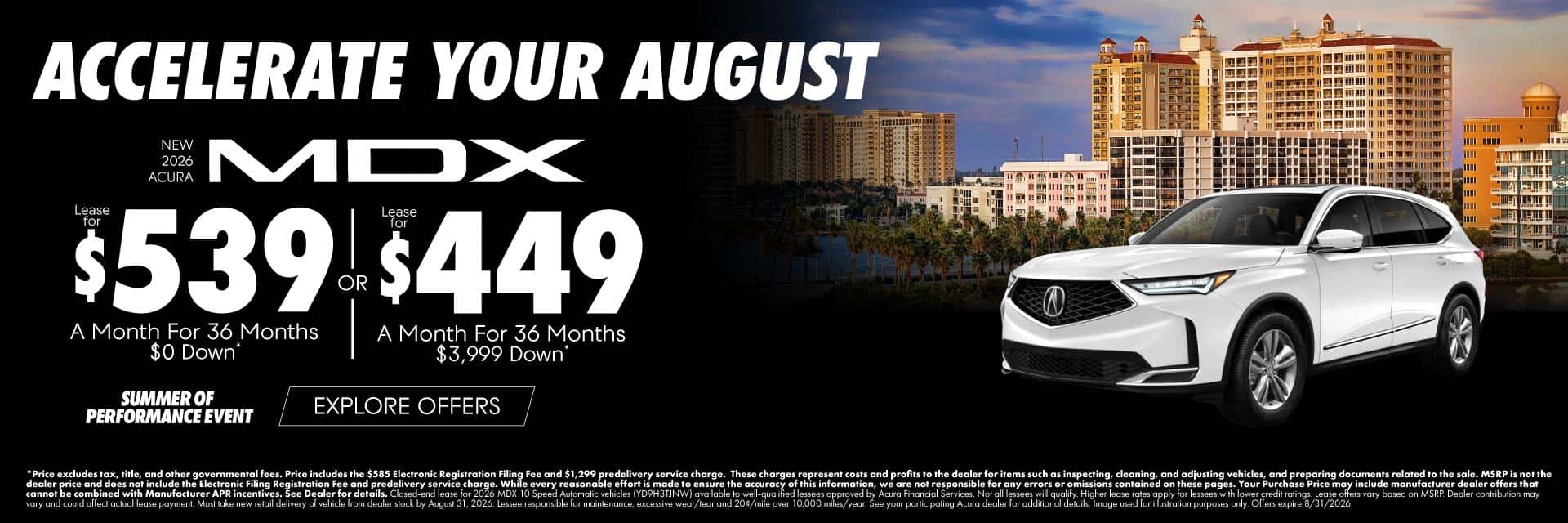 New 2026 Acura MDX 