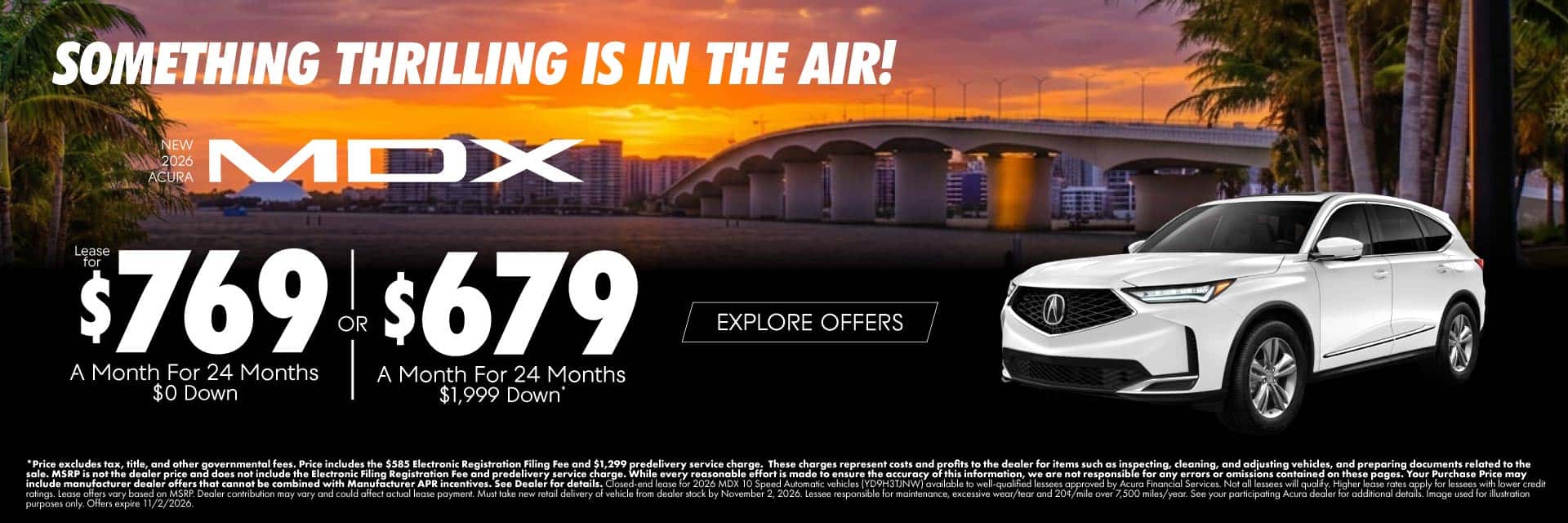 New 2026 Acura MDX 
