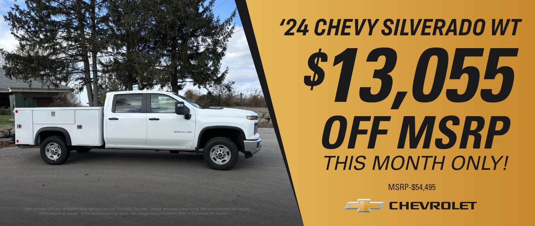 2024 Chevy Silverado $13055 off MSRP