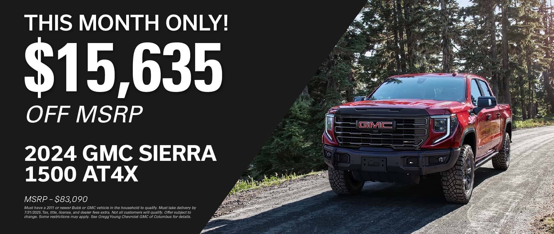 2024 GMC Sierra $15635 OFF MSRP