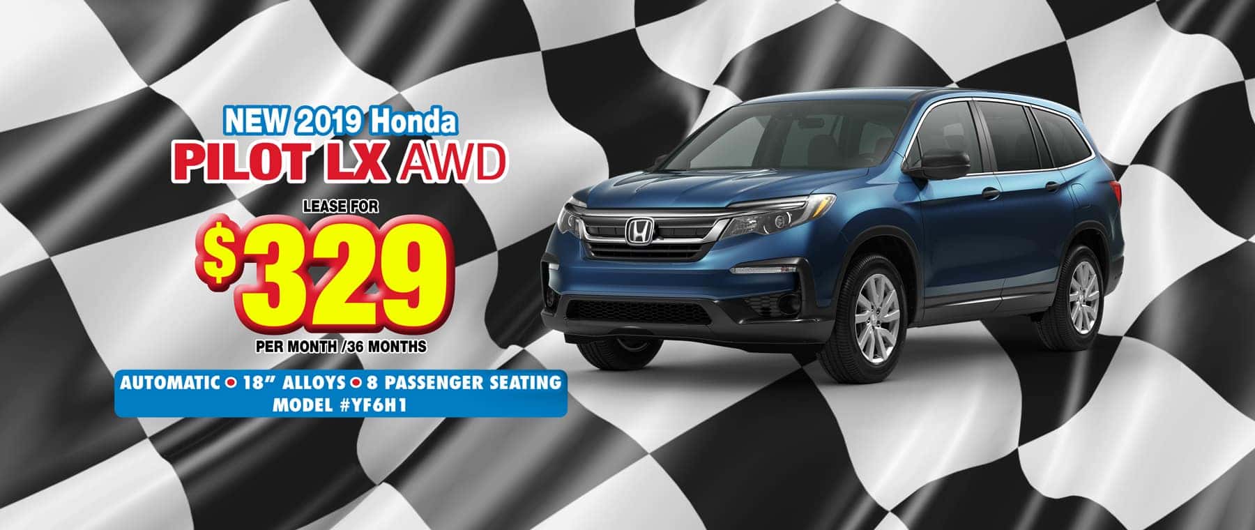 Total Due at Inception: $1,919 ($995 Down Payment, $595 Bank Fee, $329 1st  Mo. Payment, $0 Destination Fee). Plus Taxes & DMV fees.