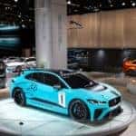Jaguar I-Pace hits the track