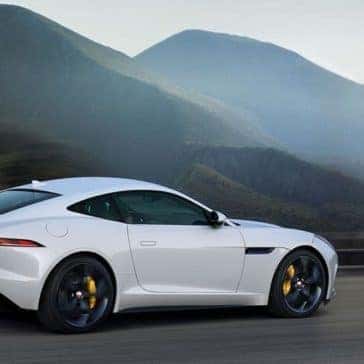 2019 jaguar f type r in yulong white driving