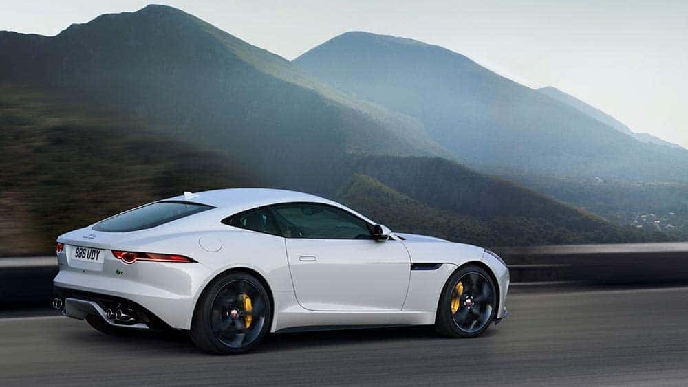 2019 jaguar f type r in yulong white driving