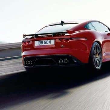 2019 jaguar f type svr in caldera red