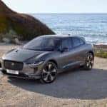 Jaguar I-PACE overlooking a beach