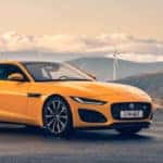 2021 Jaguar F-TYPE near mountain side