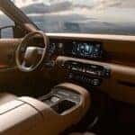 2026 Hyundai Palisade interior dashboard featuring dual curved displays and premium seating