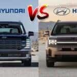2026 Hyundai Palisade vs 2026 Hyundai Santa Fe 3-row SUV comparison