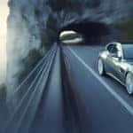Ferrari GTC4Lusso on Mountain Road