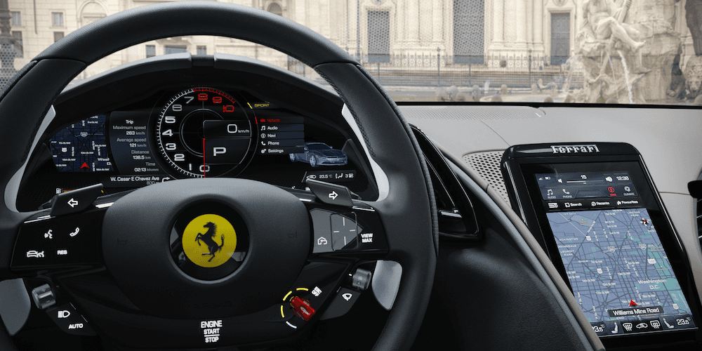 Ferrari Roma Interior Design & Features Ferrari Lake Forest