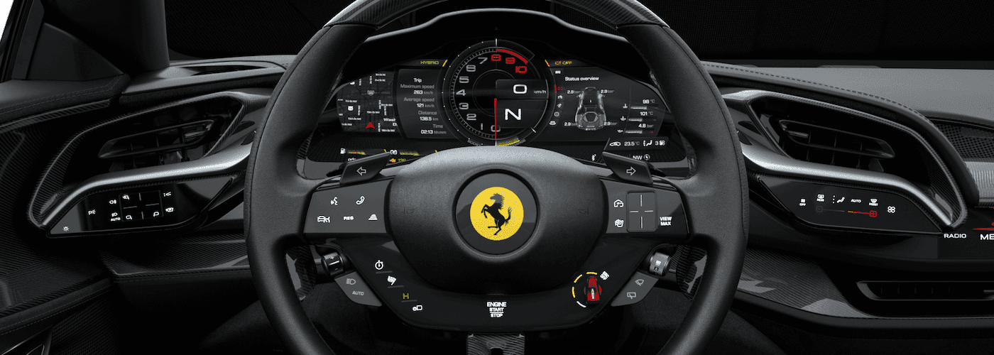 Explained: Ferrari SF90 steering wheel