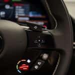 Ferrari driver modes dial on the steering wheel