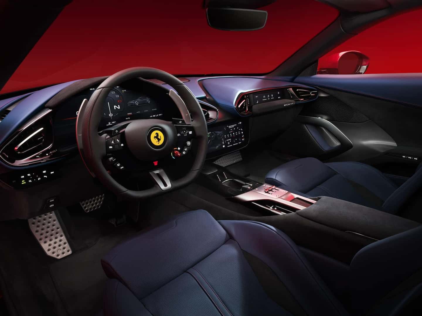 Ferrari 12Cilindri interior cockpit