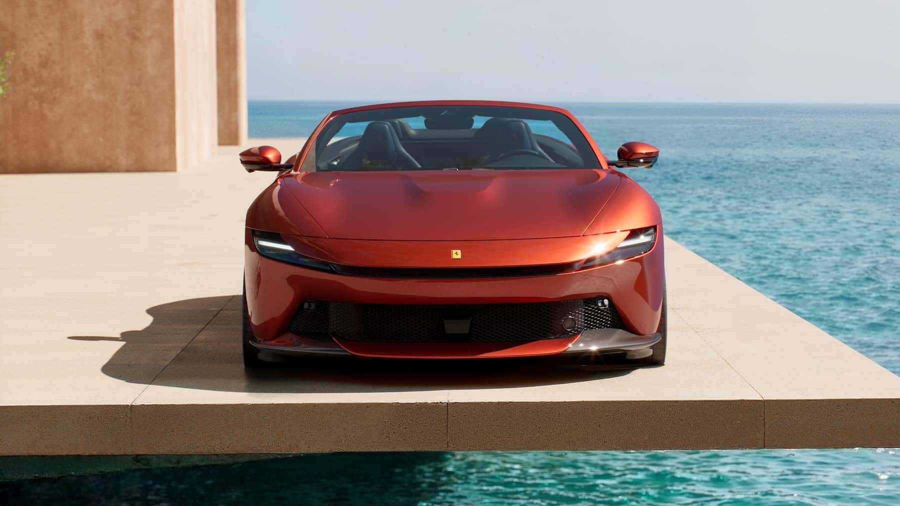 Ferrari Amalfi Spider front view