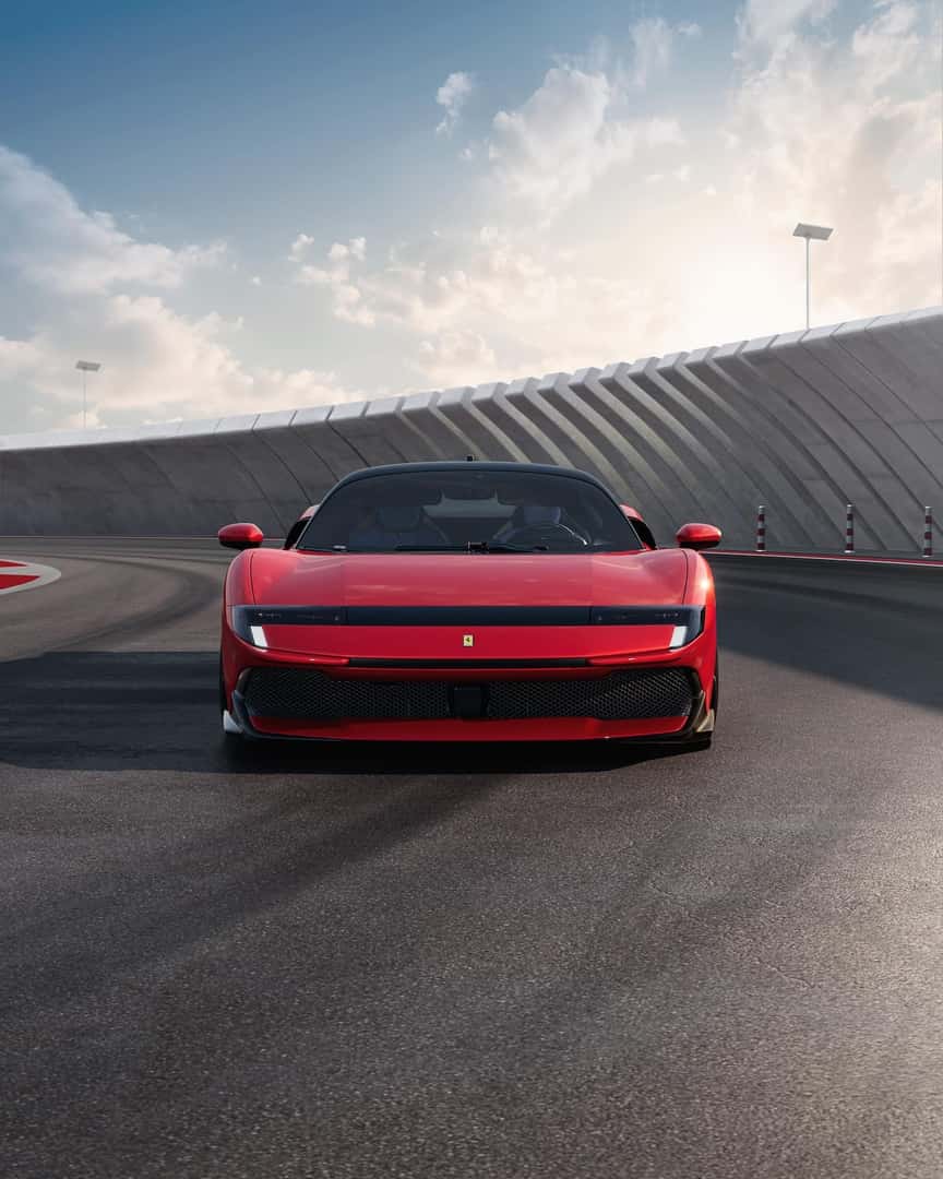 Ferrari 849 Testarossa on a circuit track