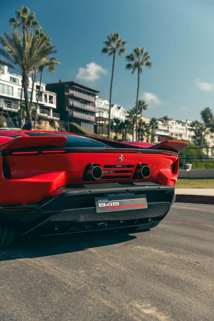 Ferrari 849 Testarossa rear view