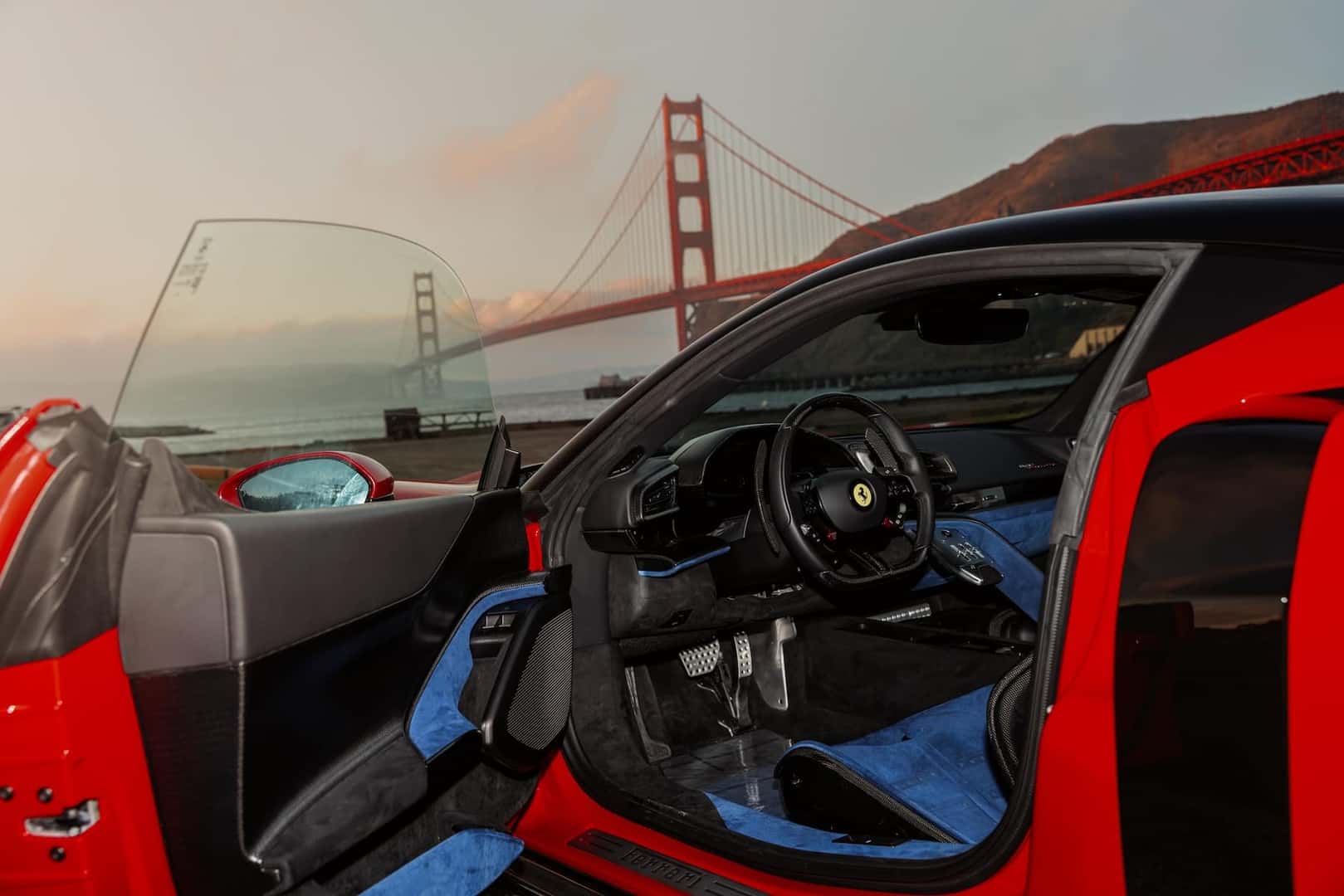 849 Testarossa interior view