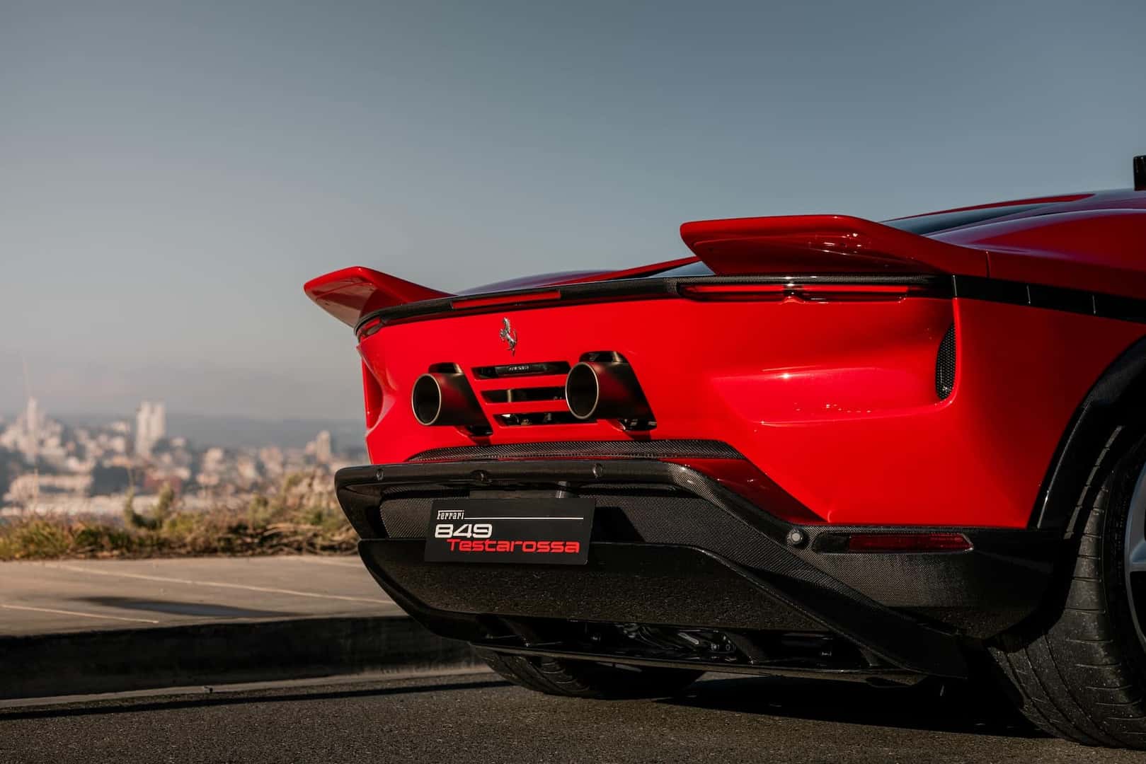 Red 849 Testarossa rear
