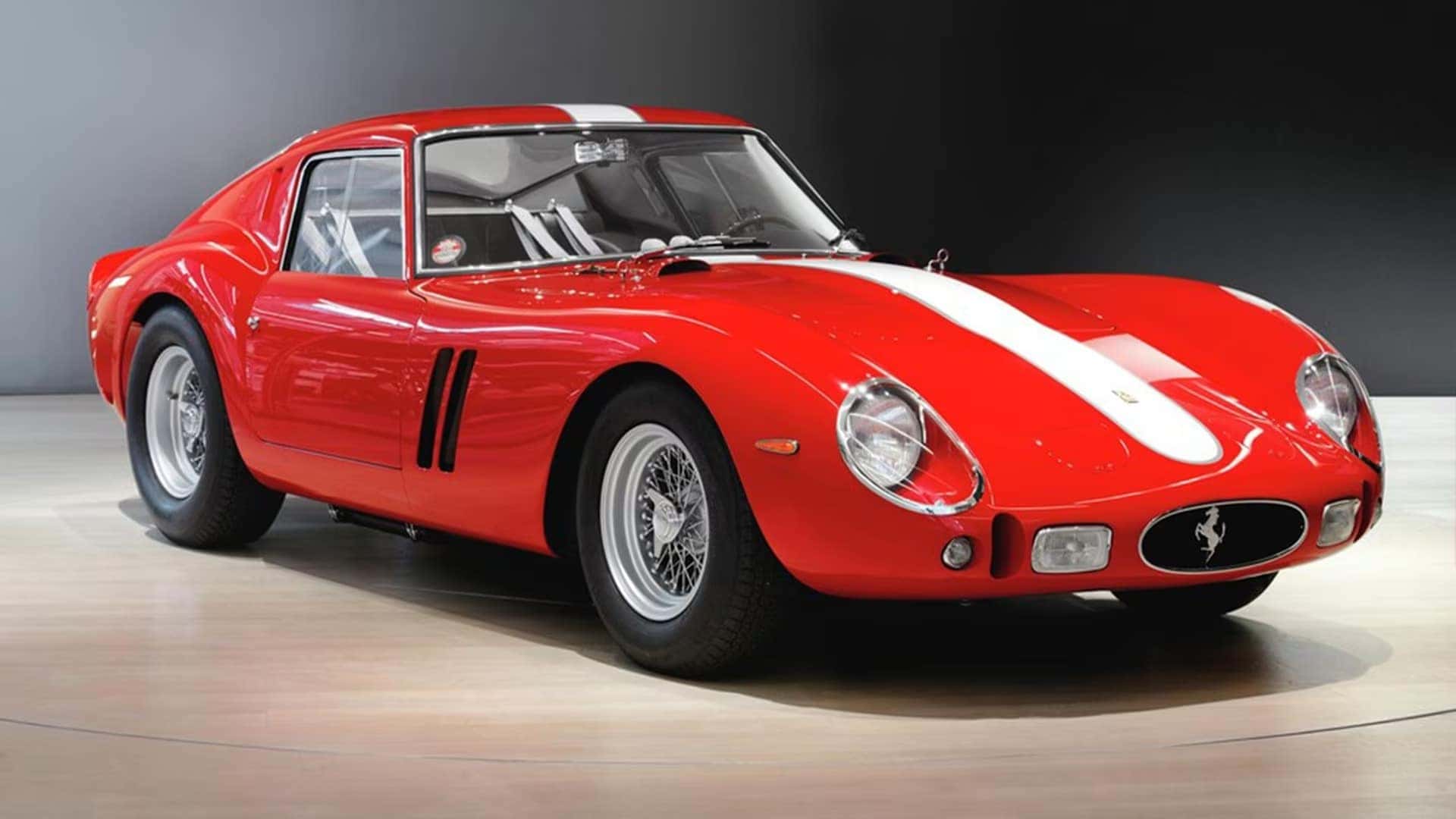 Red classic Ferrari