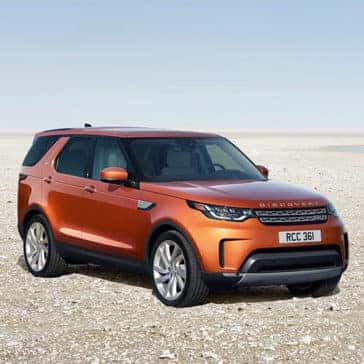 2019 Land Rover Discovery on the beach
