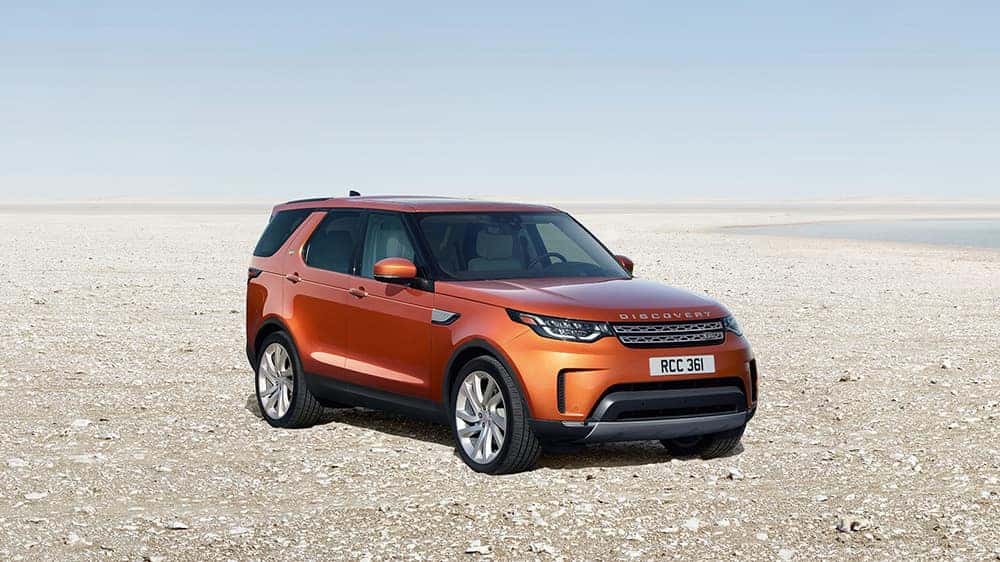 2019 Land Rover Discovery on the beach