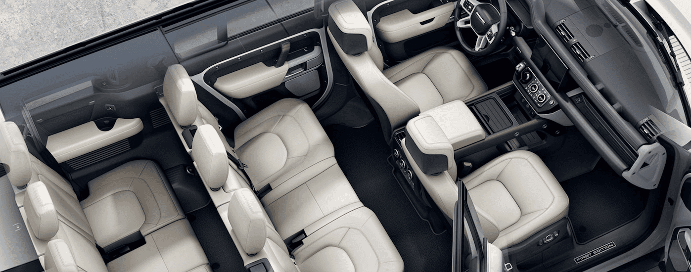 Land Rover Defender Interior 20202023 Models Seating, Dimensions