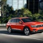 2019 Volkswagen Tiguan on a city drive