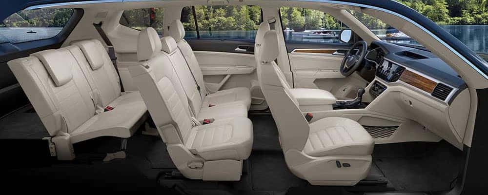 2019 Volkswagen Atlas Interior Space Features Third Row SUV