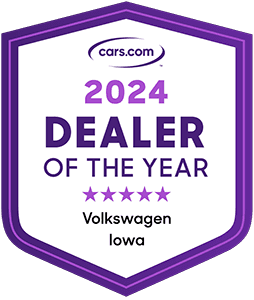 DealerRater 2024 Volkswagen Iowa Dealer of the Year awarded to Volkswagen of Des Moines