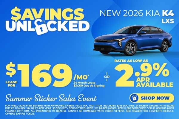 NEW 2026 KIA K4 LXS