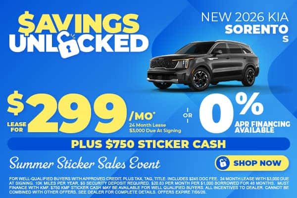 NEW 2026 KIA SORENTO S